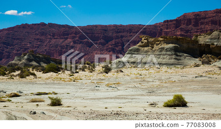 Geological formations in Ischigualasto Geological formations in Ischigualasto 77083008