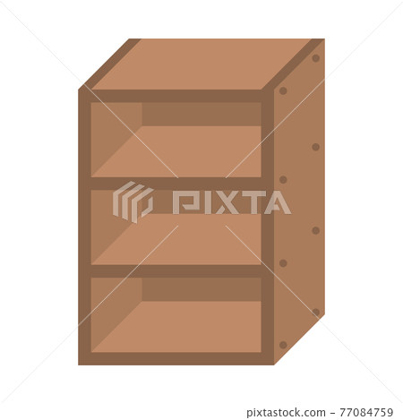 彩盒/書架插圖圖像 彩盒/書架插圖圖像 77084759