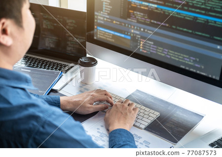 Professional Development programmer working in programming website a software and coding technology, writing codes and data code, Programming with HTML, PHP and javascript Professional Development programmer working in programming website a software and coding technology, writing codes and data code, Programming with HTML, PHP and javascript 77087573