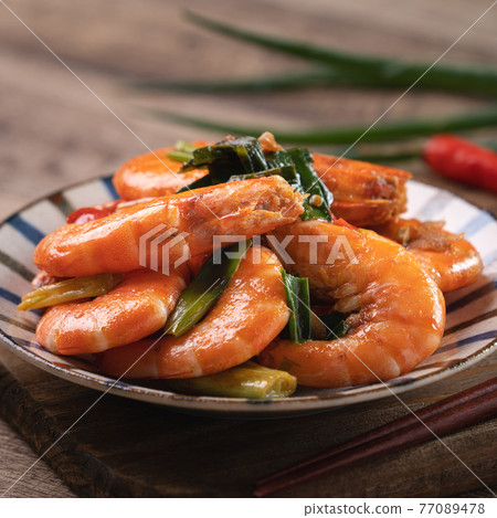 Shrimp fried shrimp taiwan cuisine food Pan-fried shrimp エビフライ 77089478