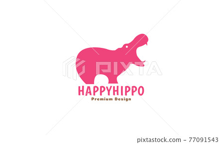 hippo animal wild roar logo vector symbol icon design graphic illustration hippo animal wild roar logo vector symbol icon design graphic illustration 77091543