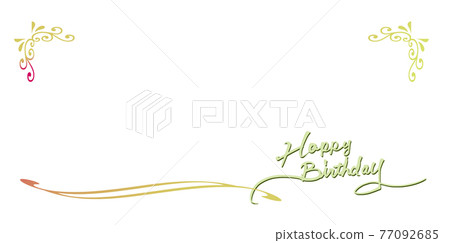 刷寫生日快樂（框架）.n 77092685