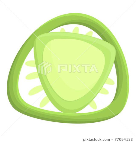 Fresh green paprica icon, cartoon style Fresh green paprica icon, cartoon style 77094158
