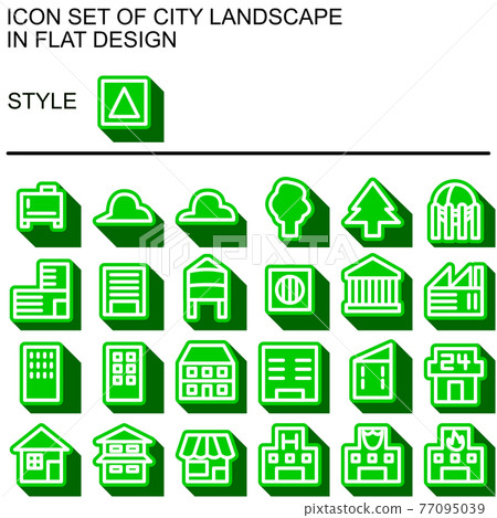 Flat design icon set 008 Flat design icon set 008 77095039