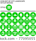 Flat design icon set 024 77095055