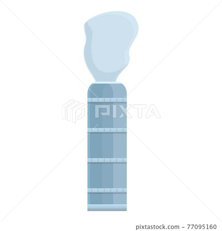 Heavy chimney icon, cartoon style 77095160