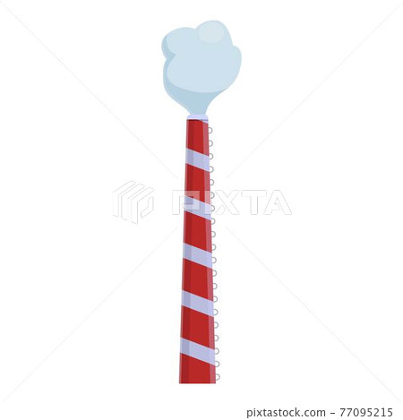 Gas chimney icon, cartoon style 77095215