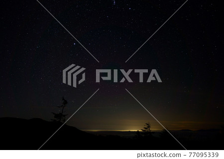 A sky full of stars shining in the sky before dawn A sky full of stars shining in the sky before dawn 77095339
