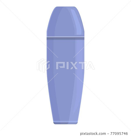 Insulating thermos icon, cartoon style 77095746