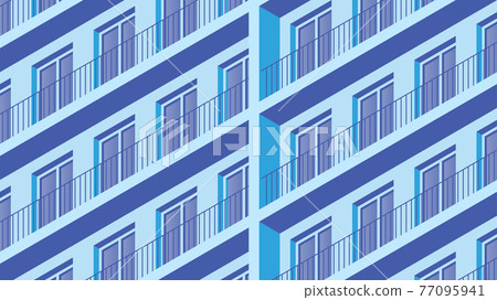 Isometric Building Facade Illustration Isometric Building Facade Illustration 77095941