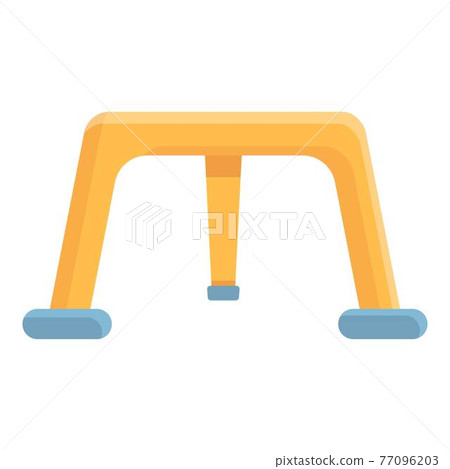 Paid parking protection icon, cartoon style 77096203