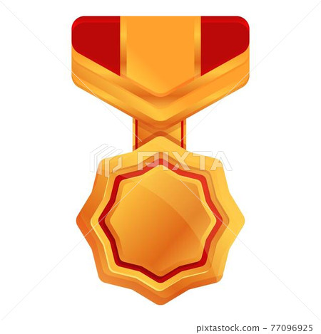 Ranking medal icon, cartoon style Ranking medal icon, cartoon style 77096925