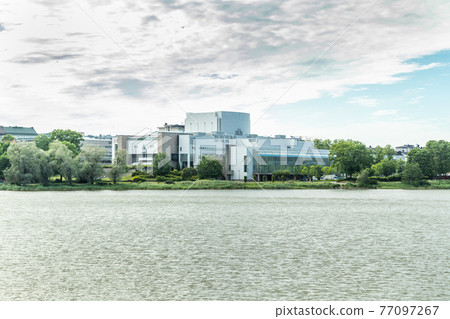 Finnish National Opera venue located in city centre of Helsinki, capital of Finland. Finnish National Opera venue located in city centre of Helsinki, capital of Finland. 77097267