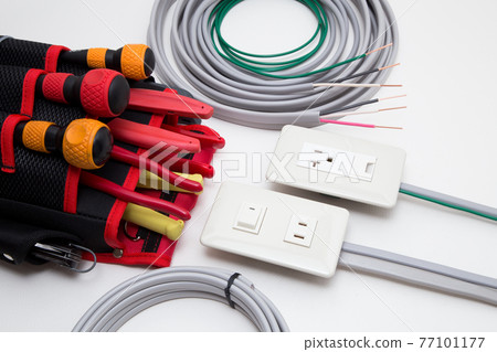 Electrical work image of switch outlet 77101177