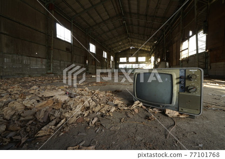 Ruins, abandoned factory, factory ruins, abandoned plant Ruins, abandoned factory, factory ruins, abandoned plant 77101768