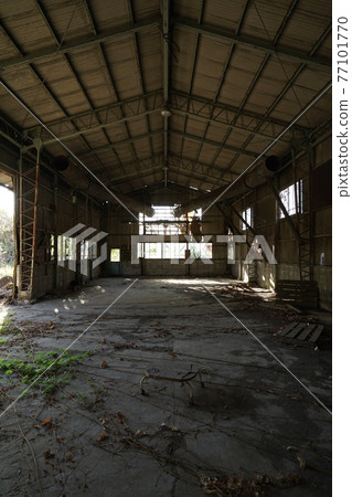 Ruins, abandoned factory, factory ruins, abandoned plant Ruins, abandoned factory, factory ruins, abandoned plant 77101770