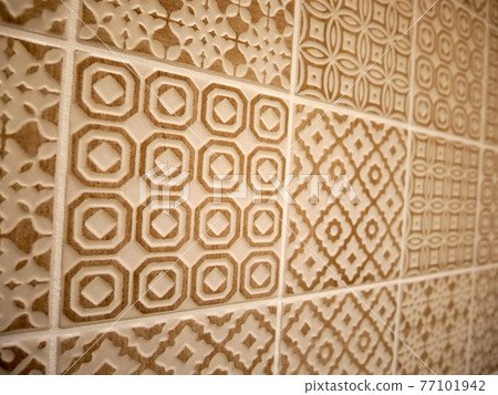 瓷磚牆/幾何圖案 77101942