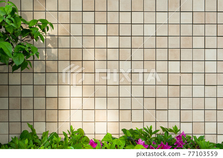 Tile leaf background material 77103559