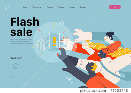 Discounts, sale, promotion, web template. Flat vector Discounts, sale, promotion, web template. Flat vector 77103748