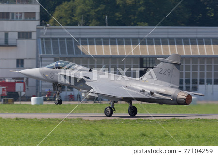 Swedish Air Force Saab JAS39C Gripen Takeoff 77104259