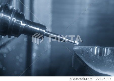 The 5-axis simultaneous machining center. The 5-axis simultaneous machining center. 77106927