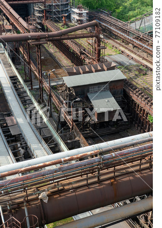 Industrial facilities of the World Heritage Site of the former ironworks for pig iron production Voelklingen Ironworks Industrial facilities of the World Heritage Site of the former ironworks for pig iron production Voelklingen Ironworks 77109182