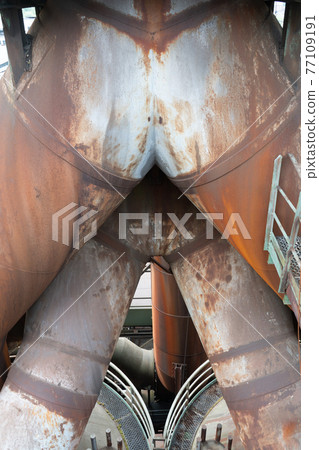 Industrial facilities of the World Heritage Site of the former ironworks for pig iron production Voelklingen Ironworks Industrial facilities of the World Heritage Site of the former ironworks for pig iron production Voelklingen Ironworks 77109191