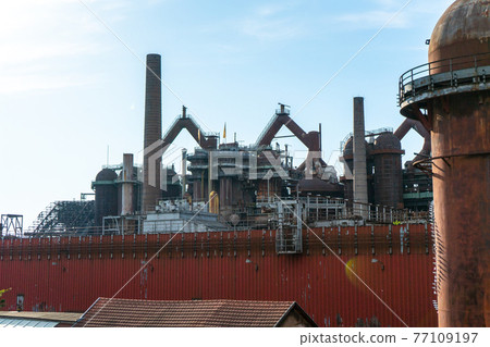 Industrial facilities of the World Heritage Site of the former ironworks for pig iron production Voelklingen Ironworks Industrial facilities of the World Heritage Site of the former ironworks for pig iron production Voelklingen Ironworks 77109197