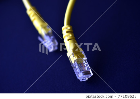 Yellow Internet Cable for Wan and Lan Router 77109625