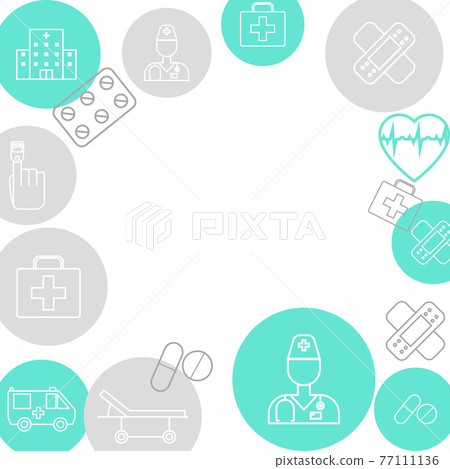 Abstract Medical Background for Card, Poster, Post in Social Network. Vector Illustration 77111136
