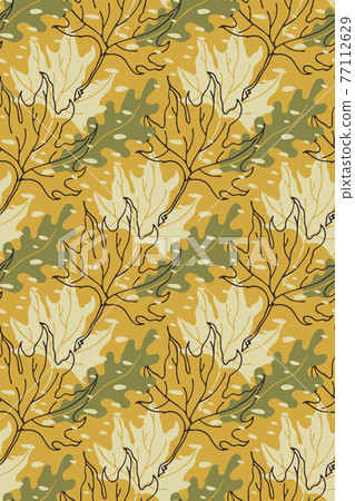 Vector hand drawn abstract wall art, minimalistic boho ink painting style, botanical images of flower, leaves, transparent spot in blue, pink color palette Vector hand drawn abstract wall art, minimalistic boho ink painting style, botanical images of flower, leaves, transparent spot in blue, pink color palette 77112629