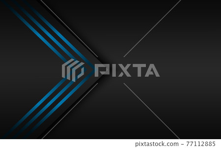 Modern technology background with blue arrows. Abstract metal widescreen background Modern technology background with blue arrows. Abstract metal widescreen background 77112885