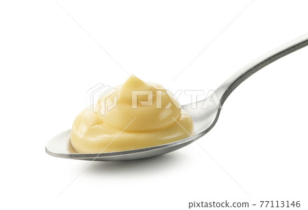 spoon of mayonnaise 77113146