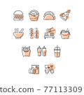 Fast Food icons 77113309