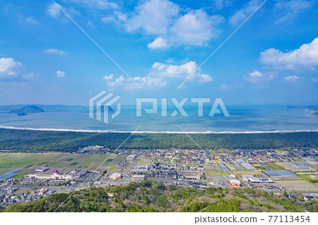 [鏡山展望台]佐賀縣唐津市鏡山山頂 77113454