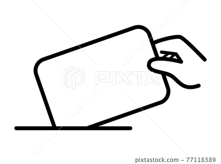 問捲和選舉中使用的選票的圖標插圖。 問捲和選舉中使用的選票的圖標插圖。 77118389