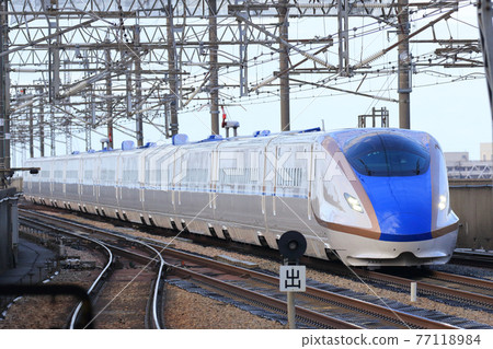 Shinkansen E7 series train Joetsu Shinkansen Shinkansen E7 series train Joetsu Shinkansen 77118984