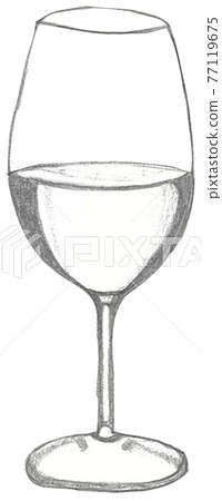 wine glass - Stock Illustration [77119675] - PIXTA