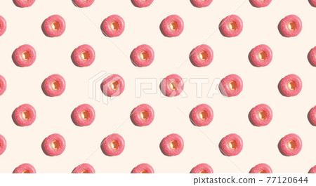 Donut pattern background 77120644