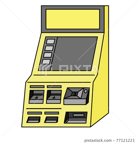 售票機售票處插圖圖標 77121221