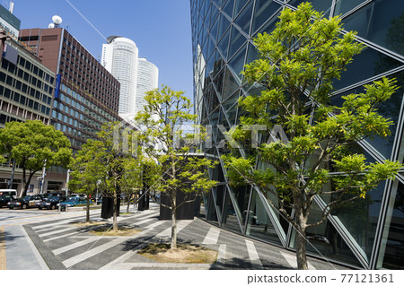 Nakamura-ku, Nagoya City, Nagoya Station Cityscape, View of JR Central Towers from Mode Gakuen Spiral Towers 77121361