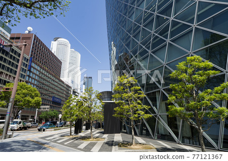 名古屋市中村區名古屋站城市景觀，從Mode Gakuen Spiral Towers看JR中央塔 77121367