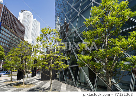 名古屋市中村區名古屋站城市景觀，從Mode Gakuen Spiral Towers看JR中央塔 77121368