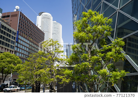 Nakamura-ku, Nagoya City, Nagoya Station Cityscape, View of JR Central Towers from Mode Gakuen Spiral Towers 77121370
