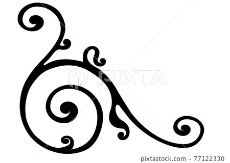 Vector hand-painted ink illustration with brush strokes. Abstract background. Flowers Vector hand-painted ink illustration with brush strokes. Abstract background. Flowers 77122330