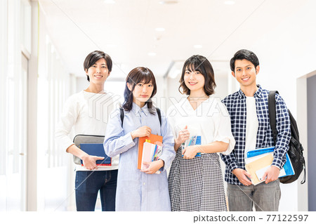 University student photography cooperation: Japanese language school attached to Chuo Technical School 77122597