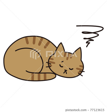 Unwell tea tabby cat 77123615