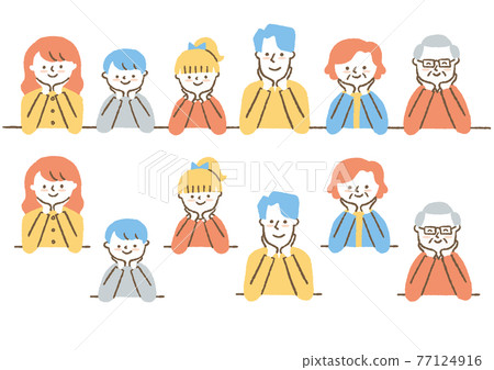 Family of 6 with elbows 02 77124916