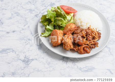 炸烤肉午餐 炸烤肉午餐 77125939