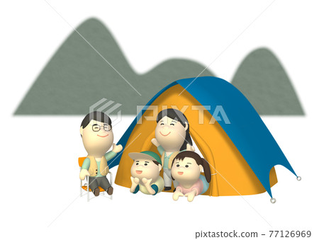 Family camping Family camping 77126969